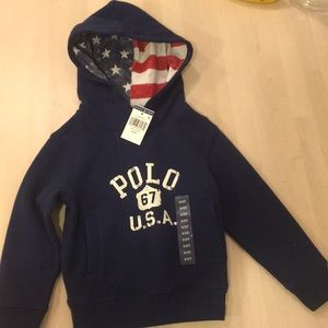 Polo Blue Hoodie Brand New w/ Tags 3T